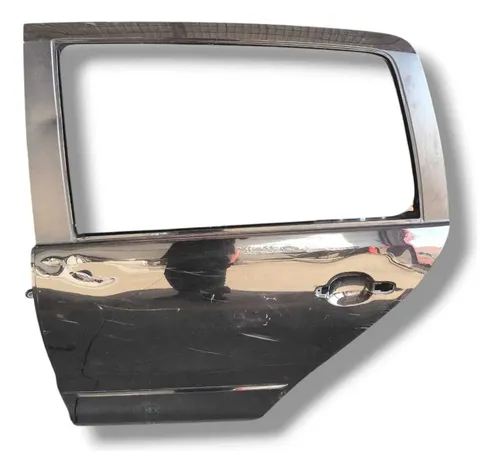 Porta Traseira Esquerd Volkswagen Spacefox 2013 2018 Detalhe Traseira Esquerdo Preta