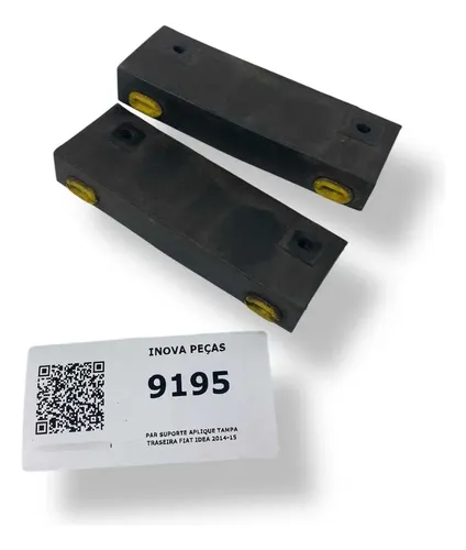 Par Suporte Aplique Tampa Traseira Fiat Idea 2014-15