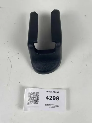 Acabamento Trilho Banco Traseiro Esquerdo Honda City1.5 2011 Preto