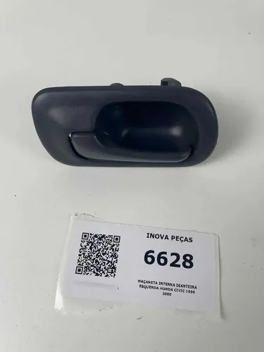 Maçaneta Interna Dianteira Esquerda Honda Civic 1996 2000 Preto Dianteira