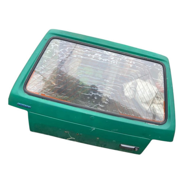 Tampa Traseira Porta Malas Fiat Uno 1988 1989 1990 1991 1992 Verde