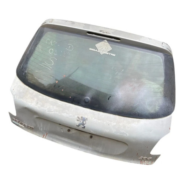 Tampa Traseira Porta Malas Peugeot 206 2003 2004 2005 2006 Prateado