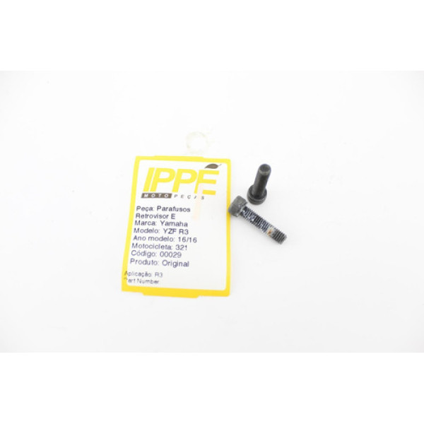 Parafuso Retrovisor Esquerdo Yzf R3 Yamaha (321)