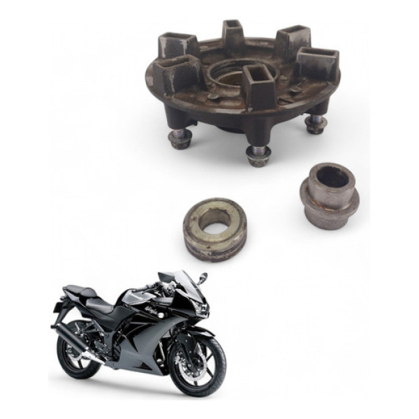 Suporte Cubo Coroa Kawasaki Ninja 250 R 2010