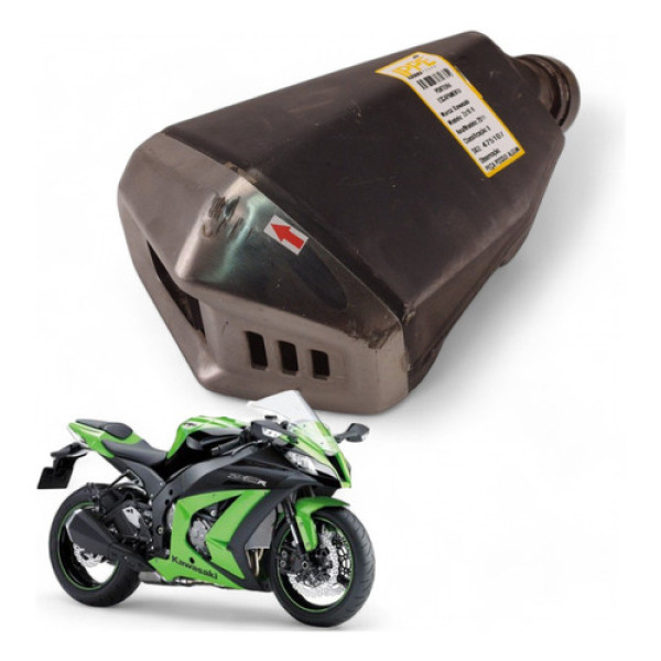 Ponteira Escapamento Kawasaki Zx10 R 2011 Com Avaria