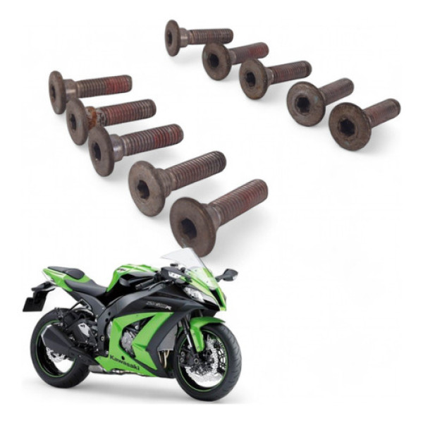 Kit Parafuso Disco Freio Dianteiro Kawasaki Zx10 R 2014