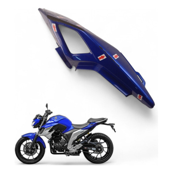 Carenagem Rabeta Esquerda Yamaha Fz25 Fazer 2020 Com Avaria