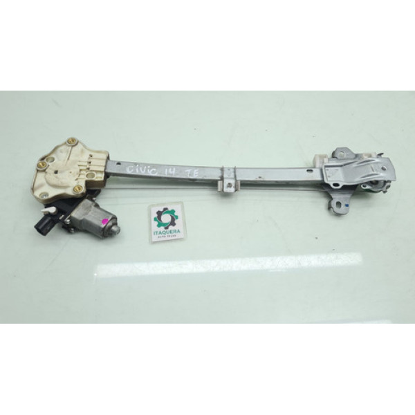 Maquina Vidro Traseira Esquerda Honda Civic Ano 2014 2015