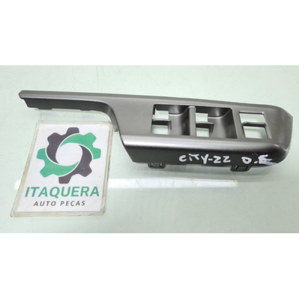 Moldura Comando Vidro Dianteiro Esquerdo Honda City Ano 2021