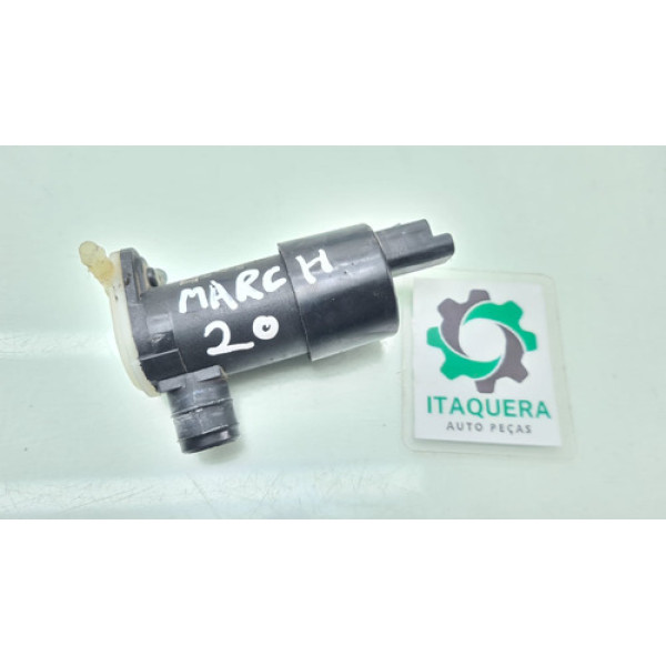 Motor Esguicho Parabrisa Nissan March Ano 2019 2020