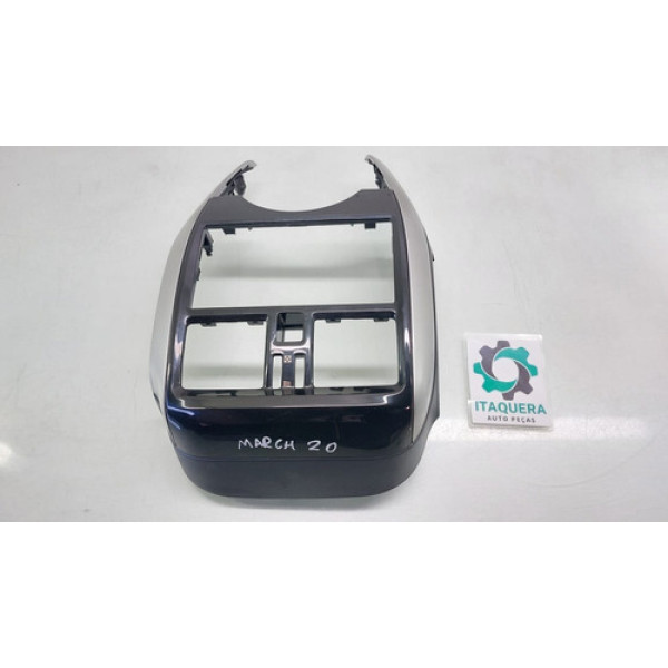 Moldura Acabamento Central Painel Nissan March Ano 2019 2020