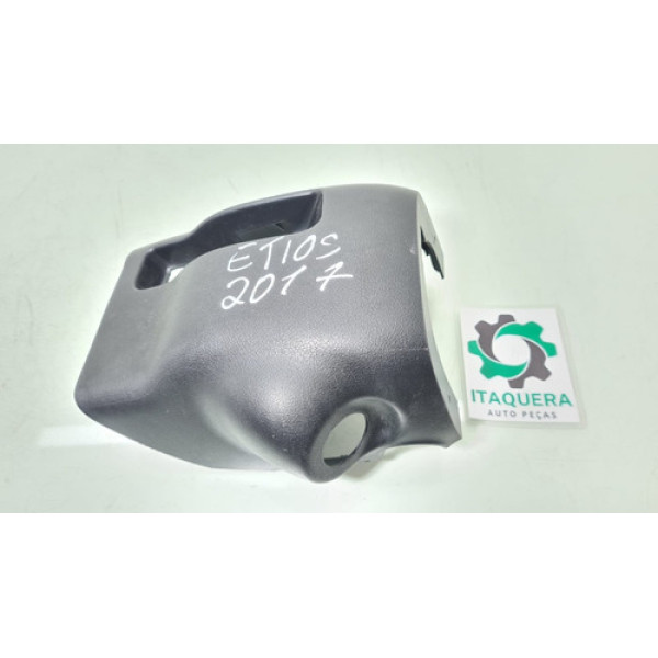 Capa Moldura Acabamento Coluna Direção Toyota Etios 2016 17