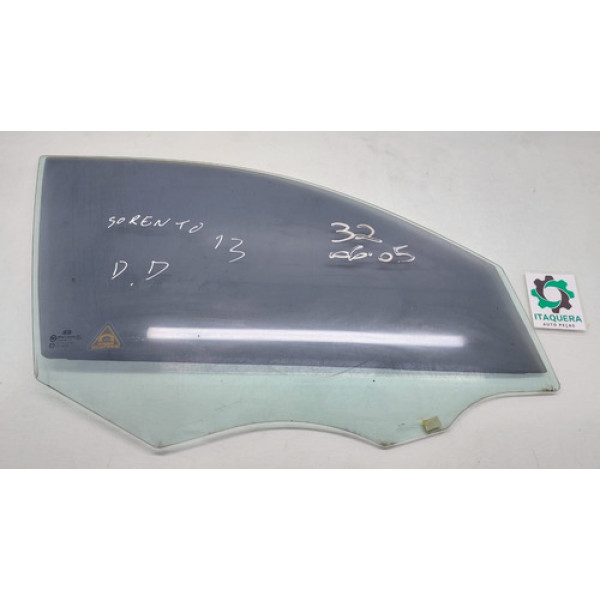 Vidro Porta Dianteiro Direito Kia Sorento Ano 2012 2013