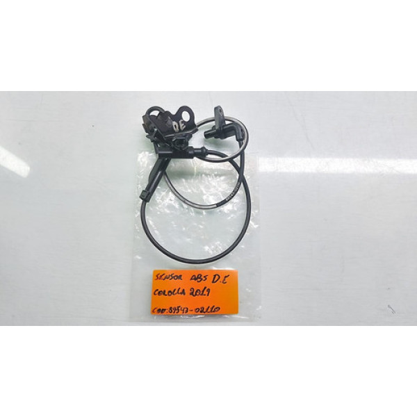 Sensor Abs Dianteira Esquerda Corolla 2.0 Ano 2018 2019