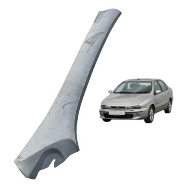 Moldura Coluna Parabrisa Direit Fiat Marea 1998 A 2002 Cinza