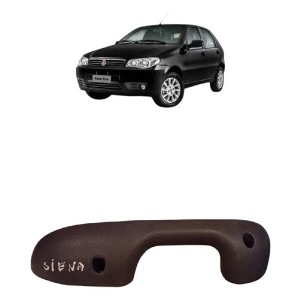 Puxador Porta Braço Interno Esquerdo Palio 1996 2000 Cinza