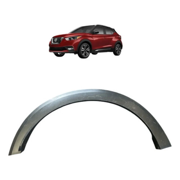 Moldura Paralama Traseir Direit Nissan Kicks 2016 2022 Preto