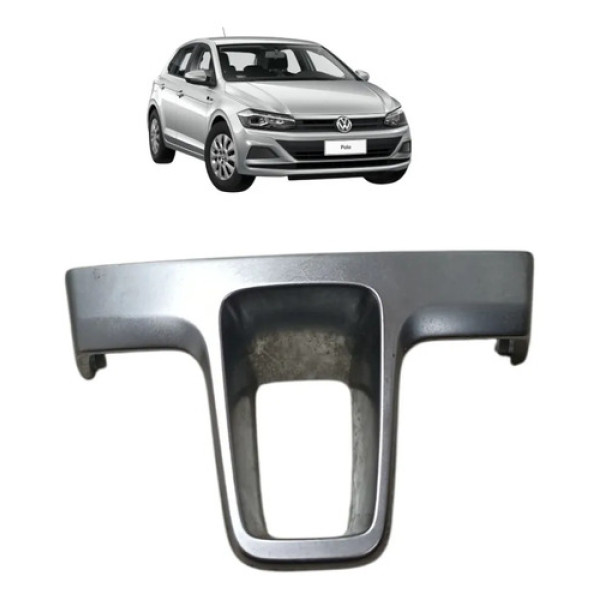 Moldura Aplique Volante Gol Polo Saveiro Spacefox Prata
