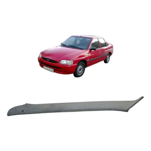 Acabamento Coluna Parabrisa Esquerd Ford Escort 1993 1996 Cinza