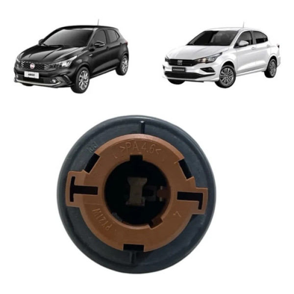 Soquete Seta Pisca Farol Fiat Cronos Argo Original Preto E Laranja
