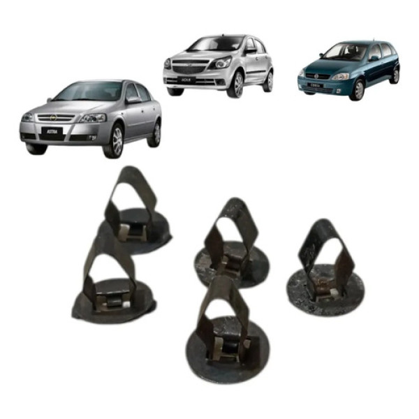 Presilhas Acabamento Colunas Astra Celta Corsa Kit 5 Peças