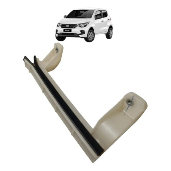 Guia Vidro Porta Dianteir Direit Fiat Mobi 2017 2023 Branco