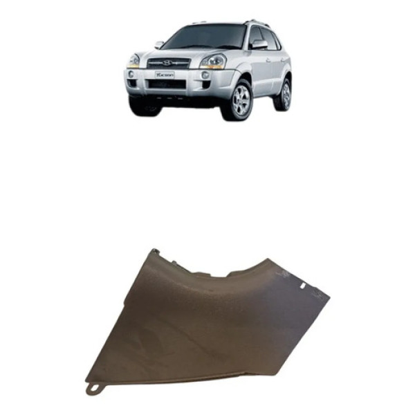 Acabamento Soleira Diant Direit Hyundai Tucson 2007 2014 Ori Cinza Claro