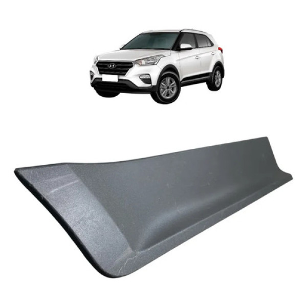 Friso Inferior Porta Traseir Direit Hyundai Creta 2017 2021 Preto