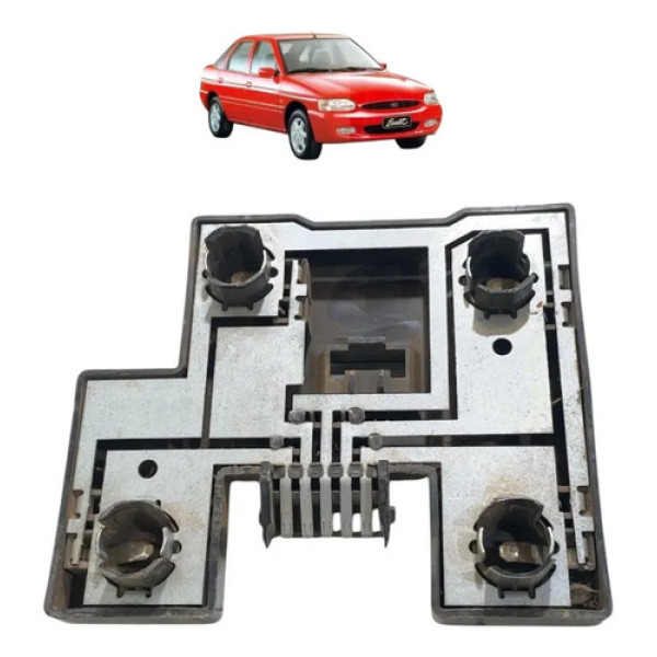 Circuito Lanterna Traseir Esquerd Escort Zetec 1997 A 2001 Esquerdo/motorista Vermelho