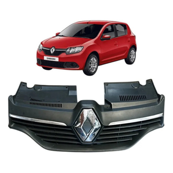 Grade Dianteira Radiador Renault Sandero 2015 2019