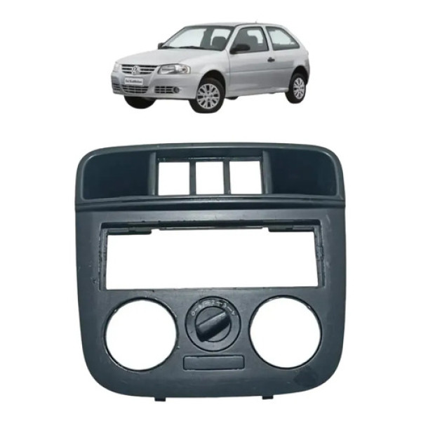 Moldura Central Painel Gol G4 2006 2011 Original Preto