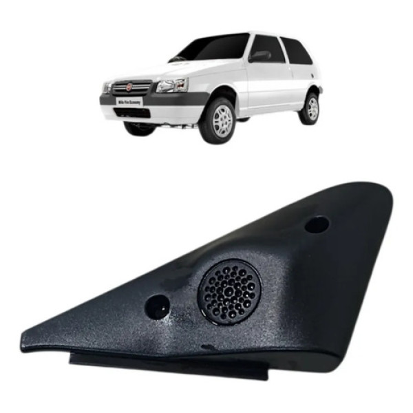 Moldura Externa Traseir Esquerd Fiat Uno 2004 2012 Original Preto