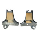 Moldura Acabamento Inferior Coluna Peugeot 206 2000/2007 Par Preto