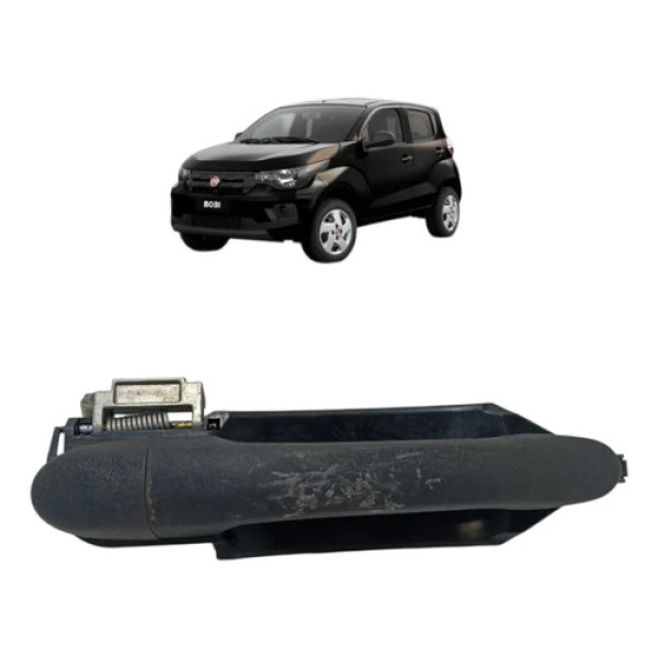 Maçaneta Externa Dianteira Direit Mobi 2017 2023 Preto Fosco Dianteira