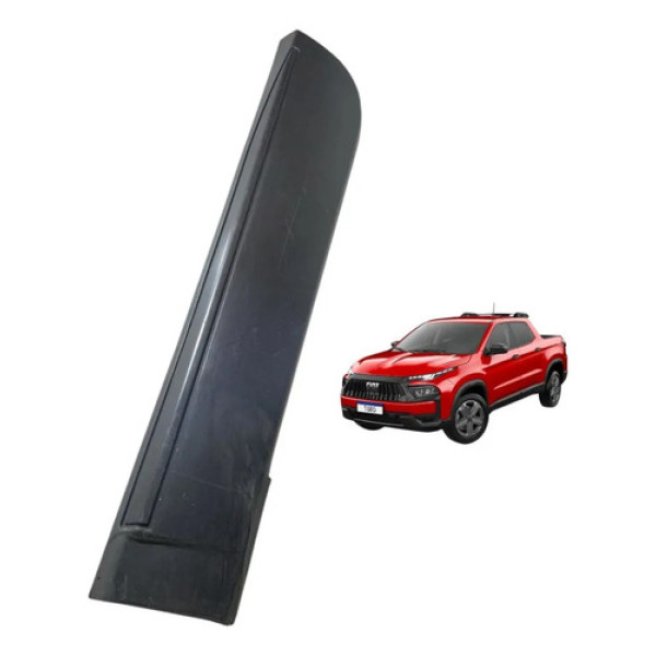 Friso Porta Traseir Esquerd Fiat Toro 2018 2022 C/detalhe Preto