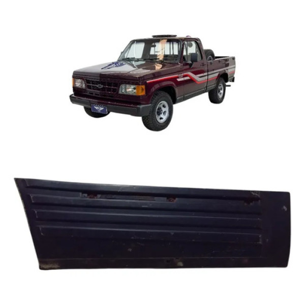 Friso Lateral Gm D20 1991 1995 Original Preto