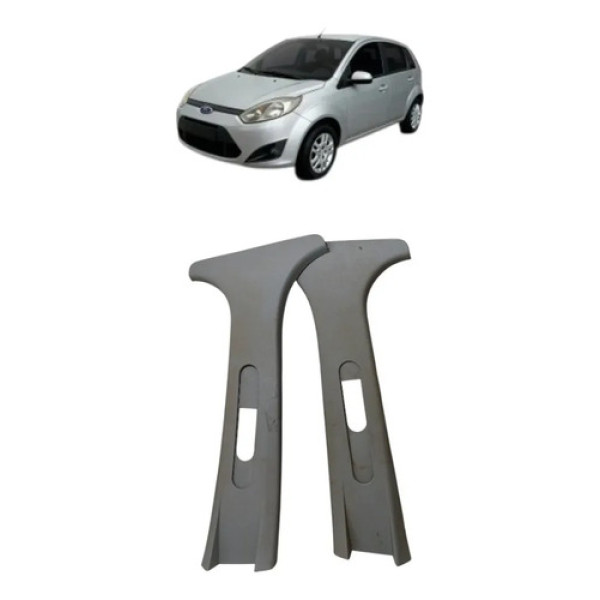 Moldura Coluna Central Par Ford Fiesta 2003 2012 Origi