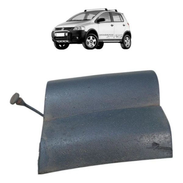 Moldura Tampa Estribo Traseir Esquerd Crossfox 2005/... Preto