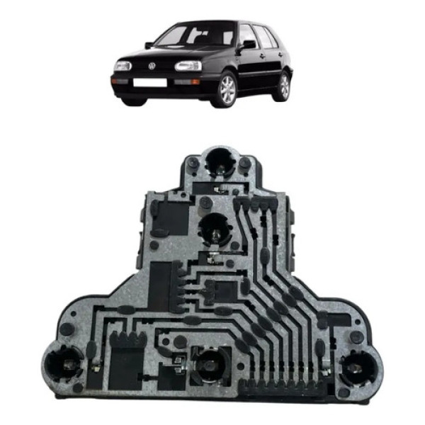 Circuito Lanterna Traseir Esquerd Vw Golf 1994 A 1998 Esquerdo/motorista Vermelho