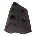Absorvedor Parachoque Traseiro Central Fiat Linea 2009/2016 Preto