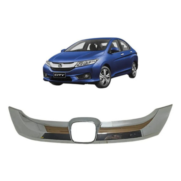 Friso Grade Dianteir Cromad Honda City 2015 2018 Original