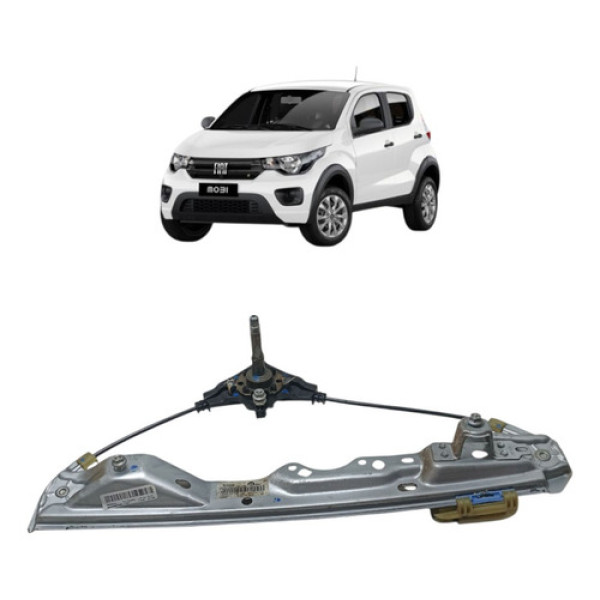 Maquina Vidro Diant Esquerd Manual Fiat Mobi 520057580