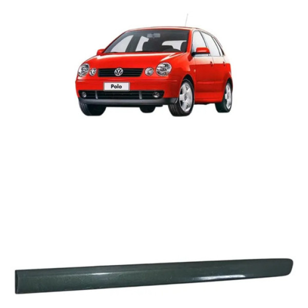 Friso Porta Traseir Esquerd Polo 2003 2012 Original Verde-escuro