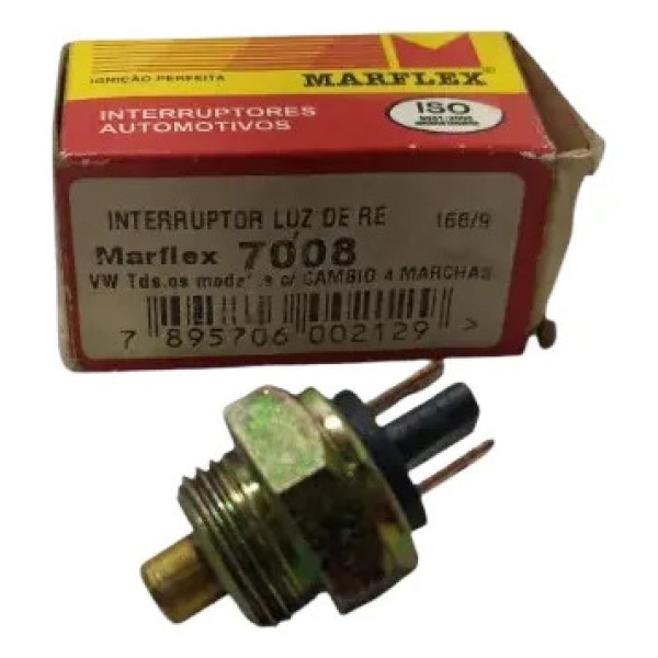 Interruptor Luz De Ré Gol Sav 4 Marchas 80/86 Marflex 7008