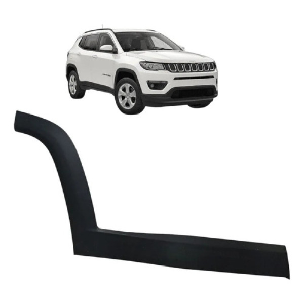 Moldura Friso Porta Traseir Direit Jeep Compass 2017 2022 Preto