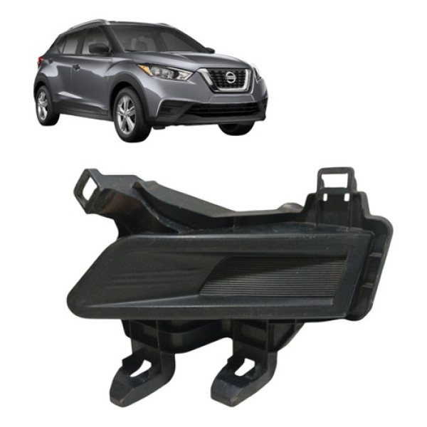 Moldura Milha Nissan Kicks 2017/2021 Direito Original Preto Direito