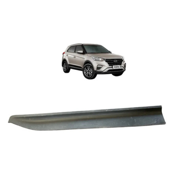 Friso Porta Inferior Dianteir Direit Hyundai Creta 2012 2021 Preto