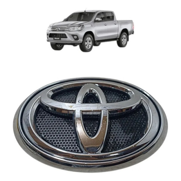 Emblema Grade Frontal Toyota Hilux 2016 2020 Original