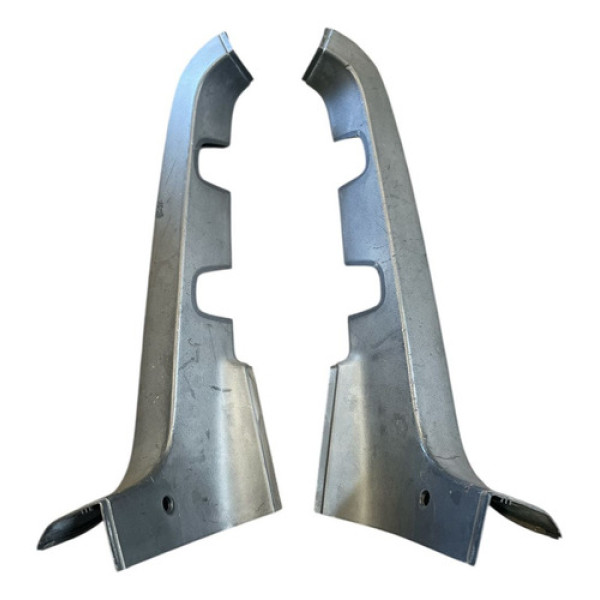 Par Moldura Caçamba Volkswagen Saveiro G5 G6 09/16 C/det Cinza