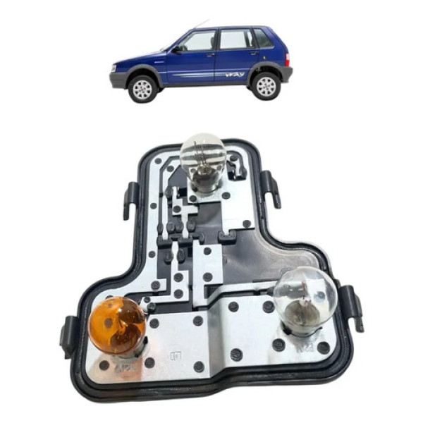 Circuito Lanterna Traseir Direit Fiat Uno 2004 2008 A 2013 Direito/passageiro Vermelha